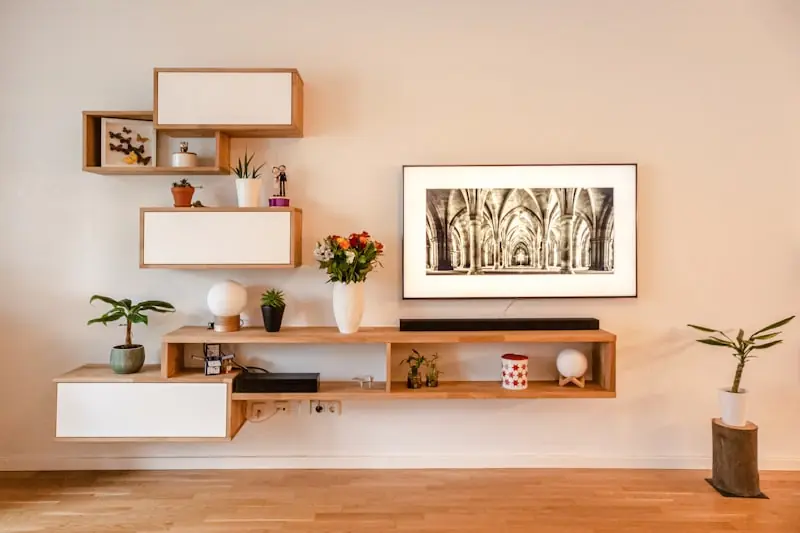Custom Built-In Bookcase Hack Using IKEA Bookshelves & Crown Molding
